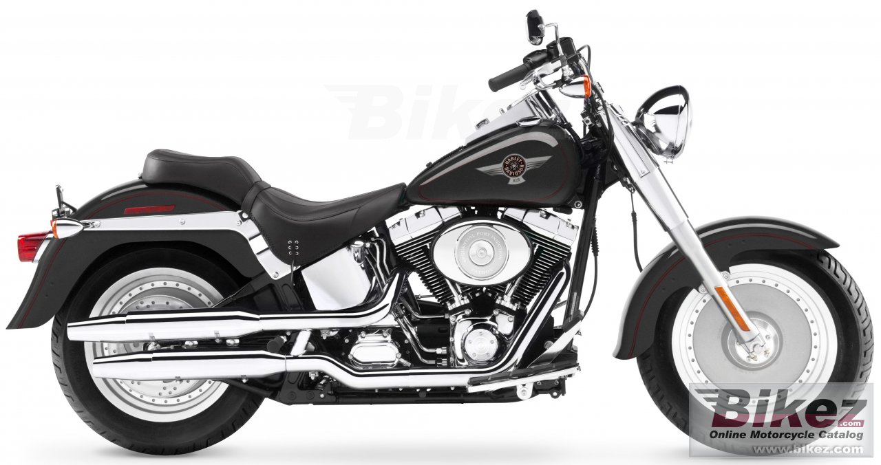 Big Harley-Davidson flstfi softail fat boy picture and wallpaper from Bikez.com